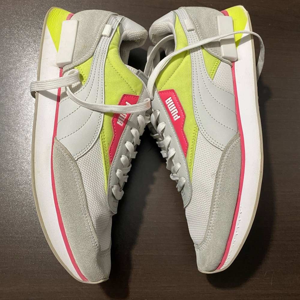 Excellent-PUMA collaboration sneakers Future Rider Neon size 10.5 men